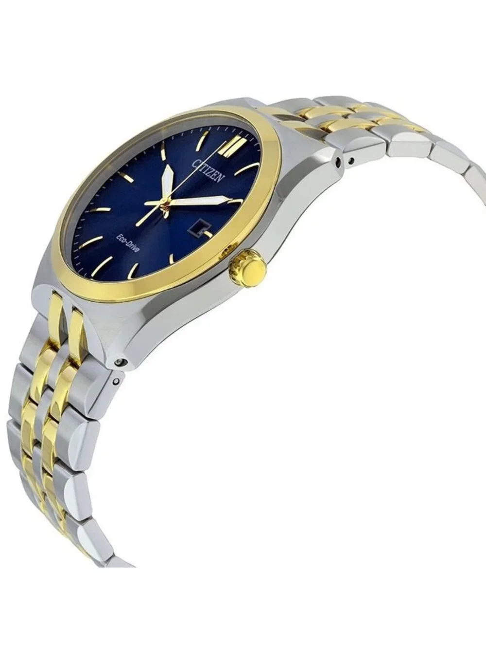NWT Citizen Corso Eco-Drive Blue Dial Two-tone Men's Watch